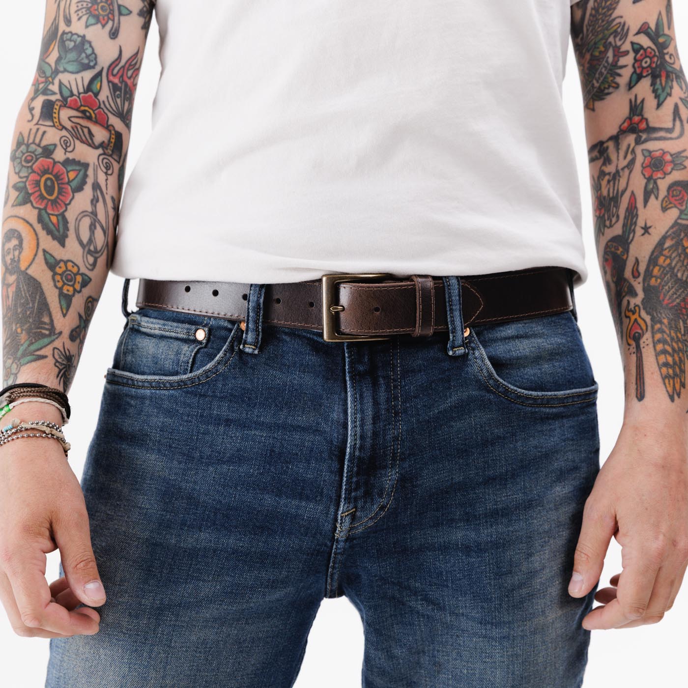 Men's Artisan Leather Belt - Image 10